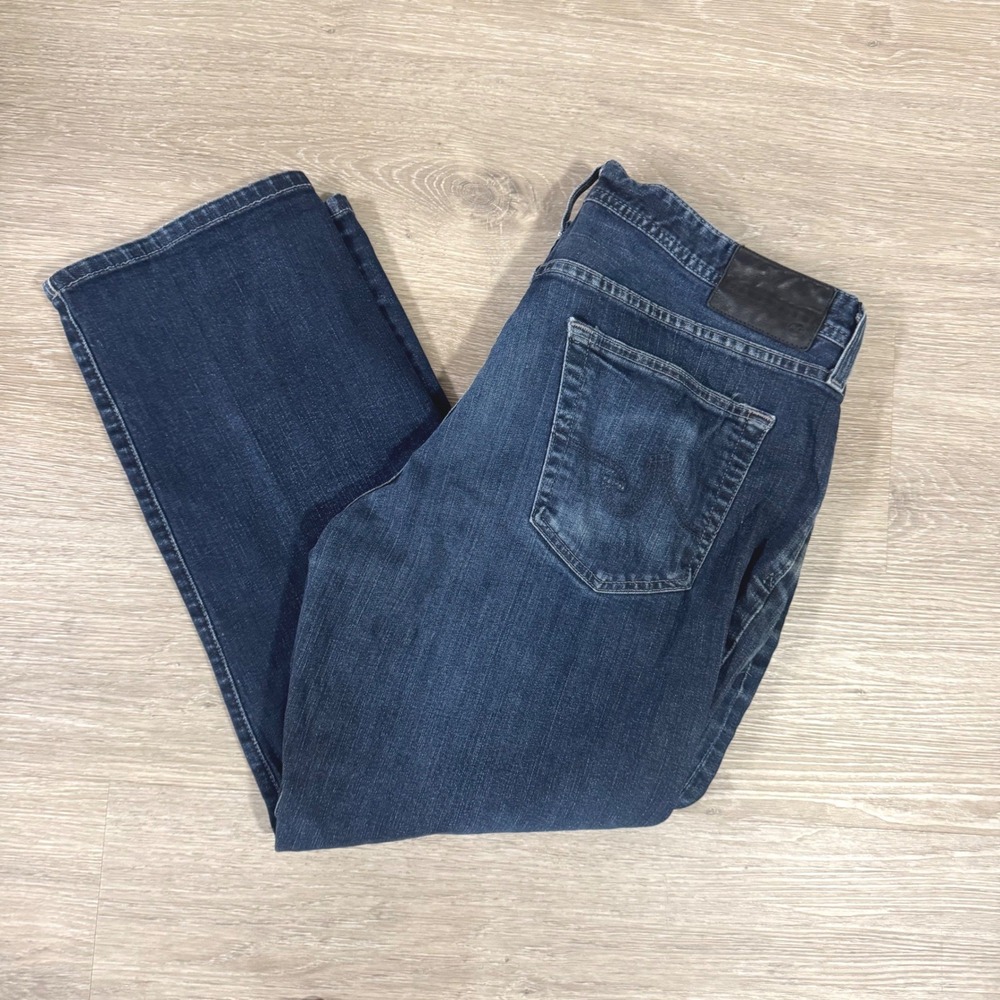 AG Adriano Goldschmied The Graduate Jeans Mens 36x26 Blue Tailored Leg Denim